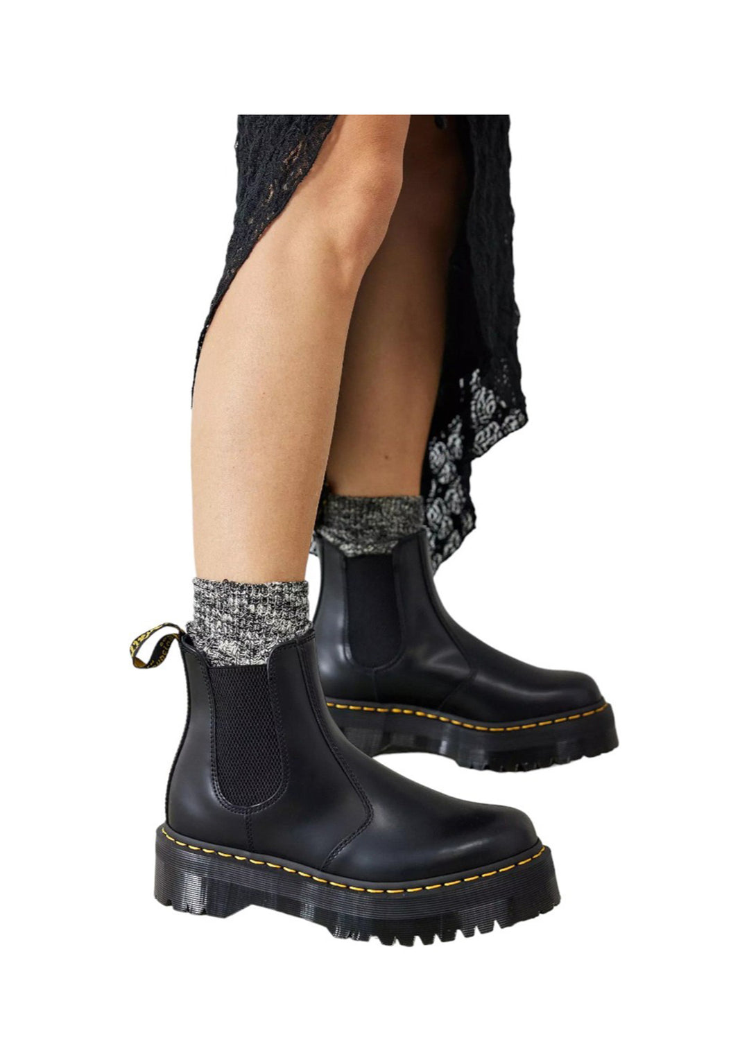 DR MARTENS - Stivaletto Black