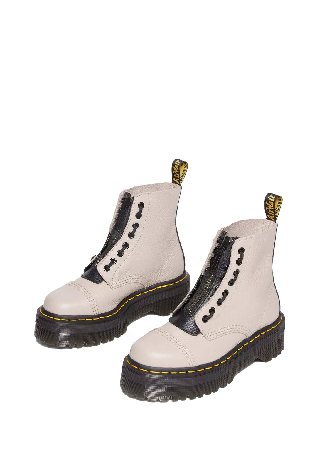 DR MARTENS - Stivaletto Taupe