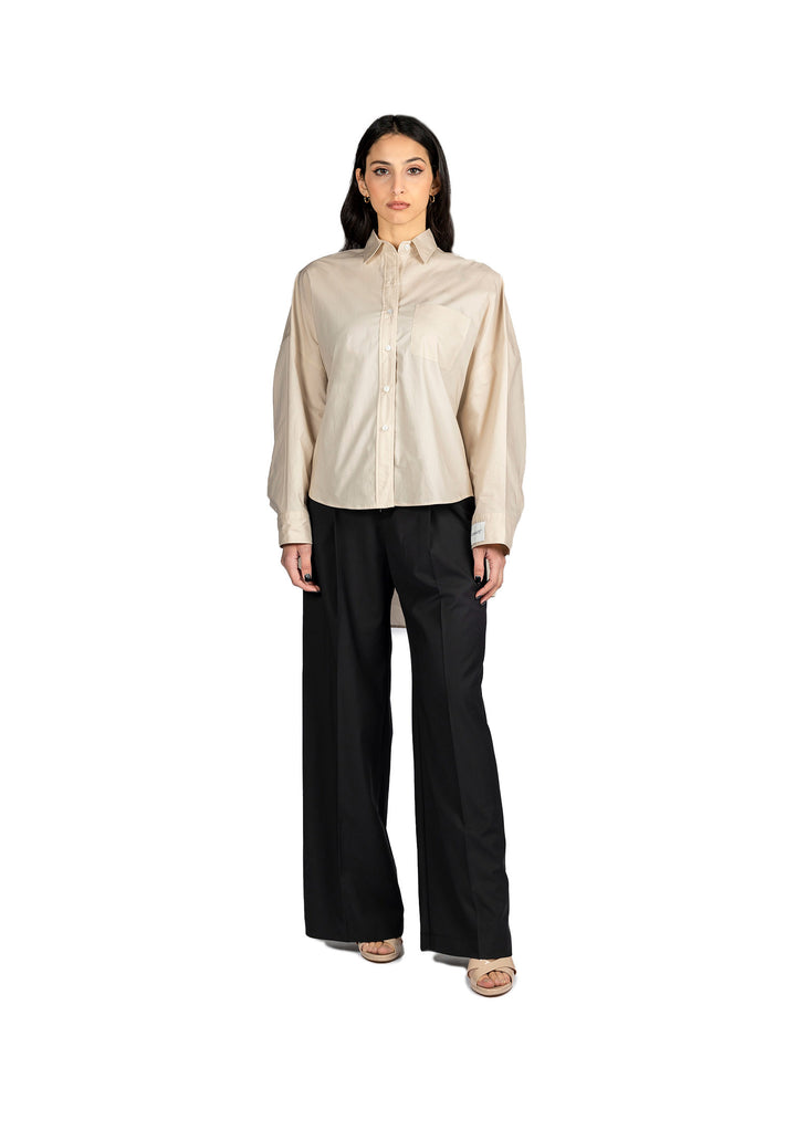 HINNOMINATE - Camicia Donna Beige