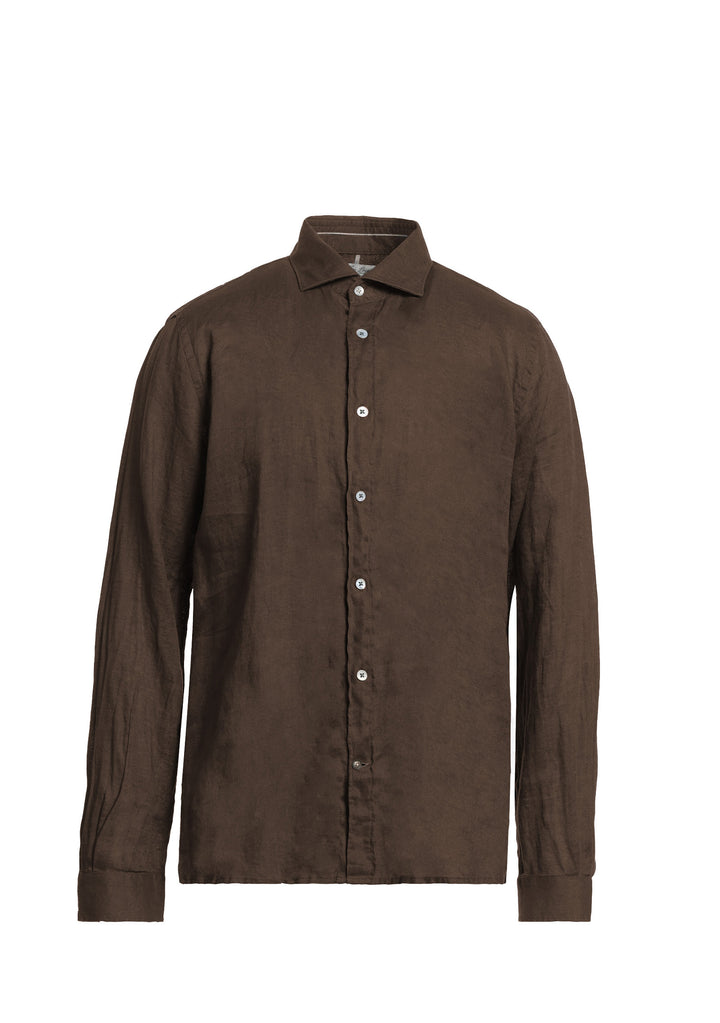 ALLEY DOCKS - Camicia Uomo Marrone