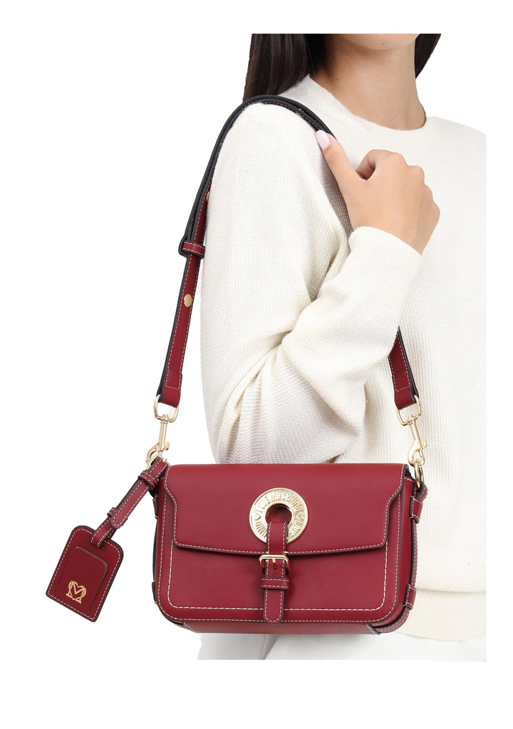 BORSA Bordeaux Love Moschino