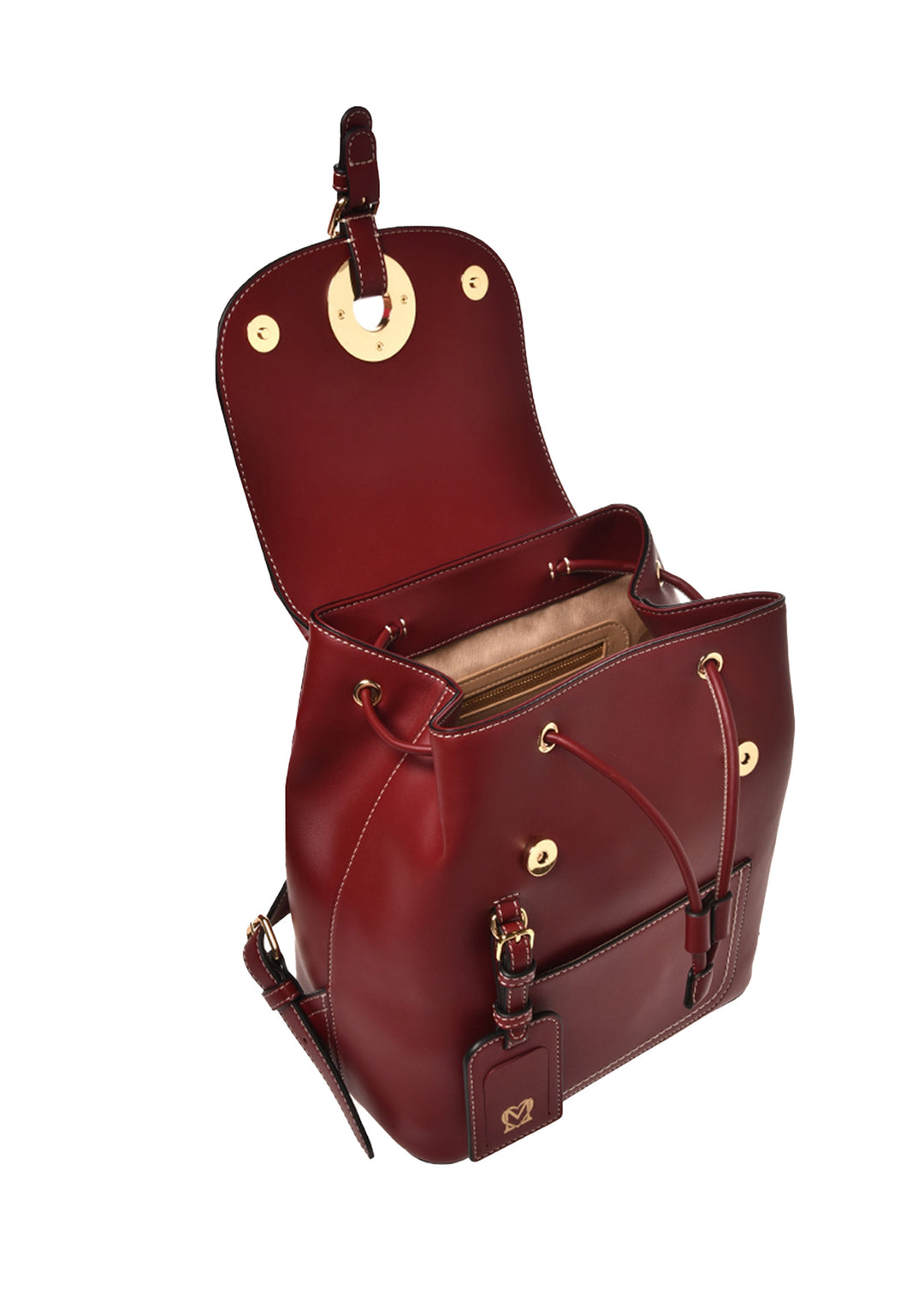 ZAINO Bordeaux Love Moschino