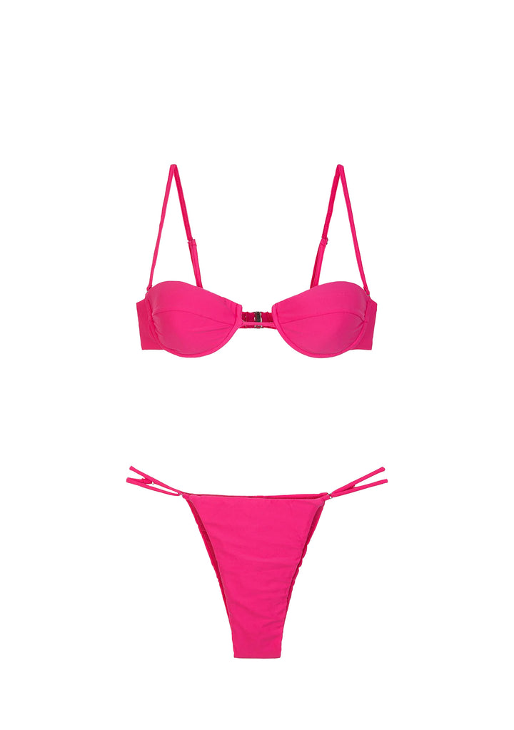 BIKINI REGGISENO Fuxia Me Fui