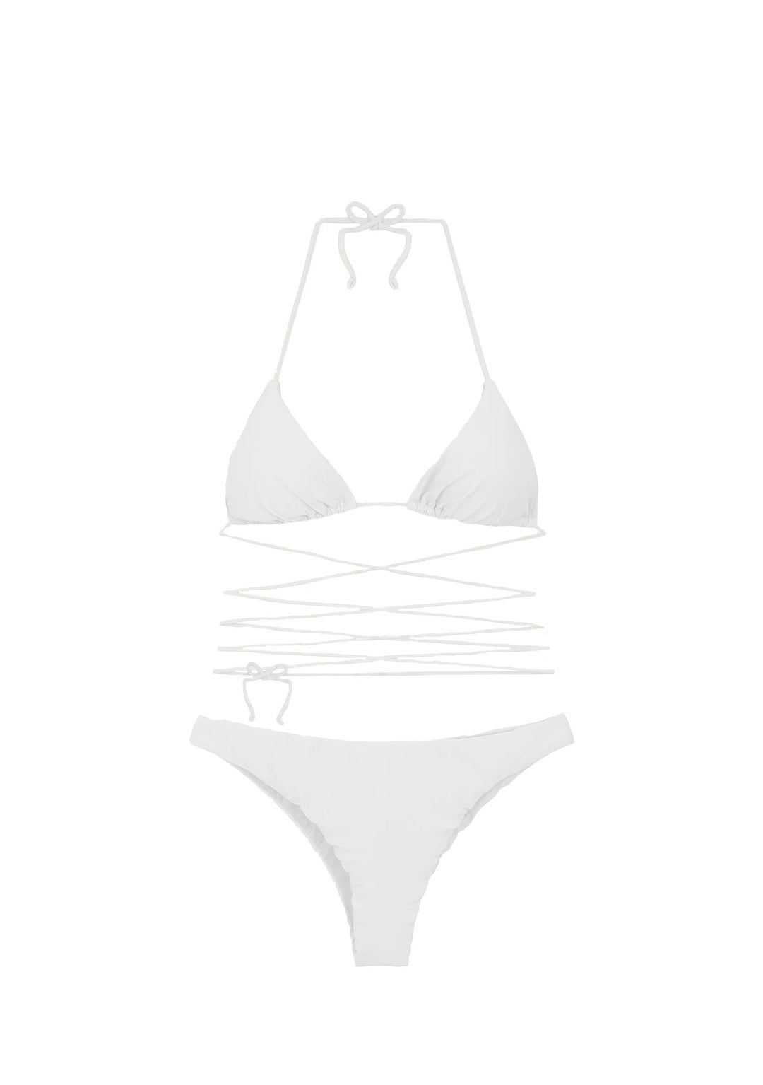 BIKINI TRIANGOLO Bianco Me Fui