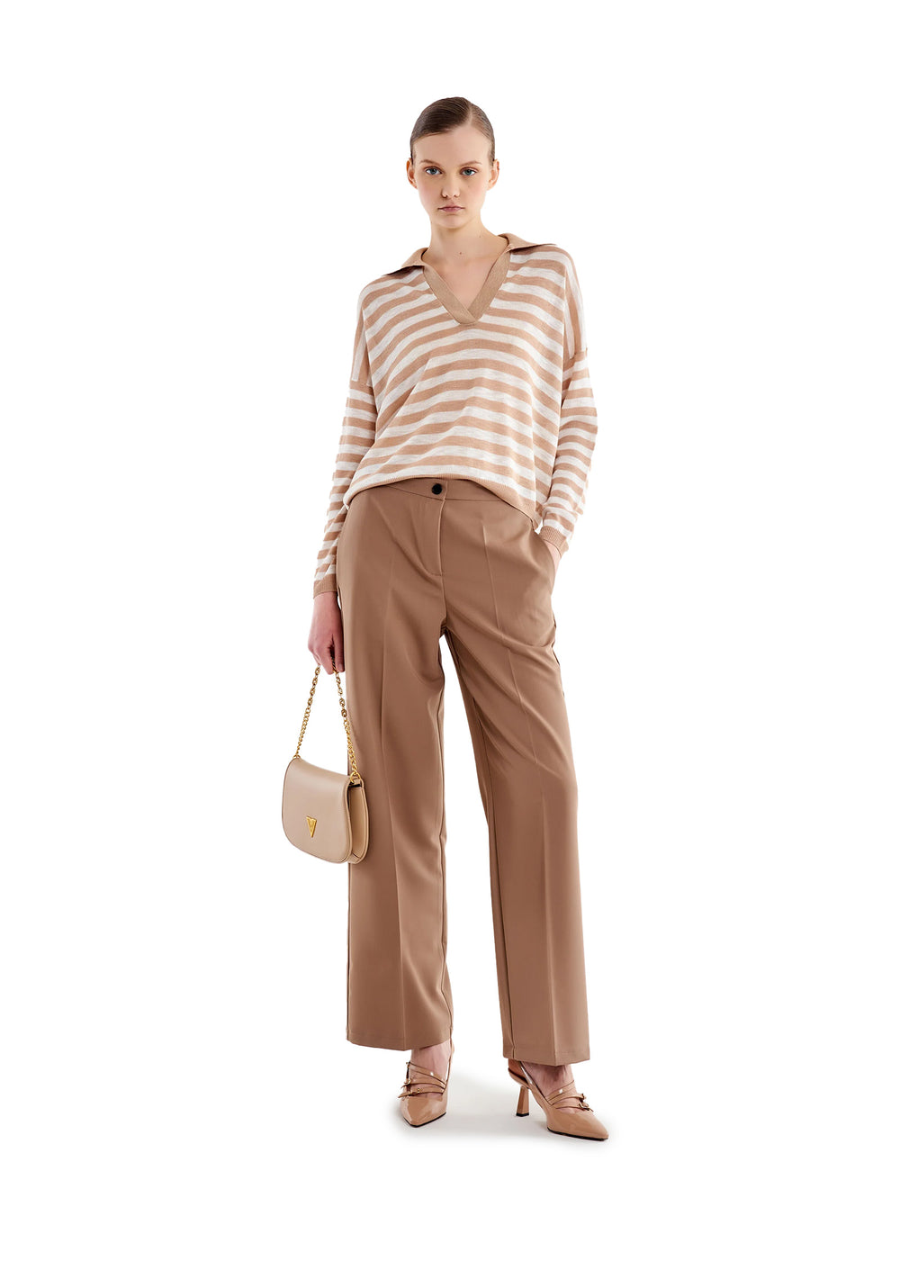 PANTALONE DONNA Nude Vicolo