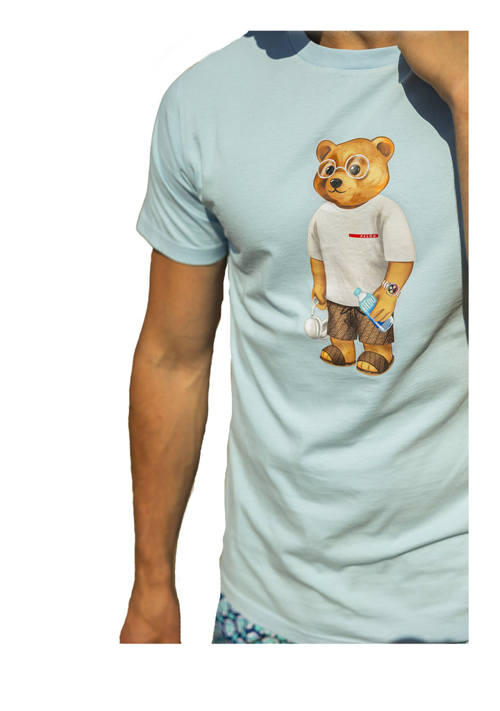 T-SHIRT UOMO Celeste Baron Filou