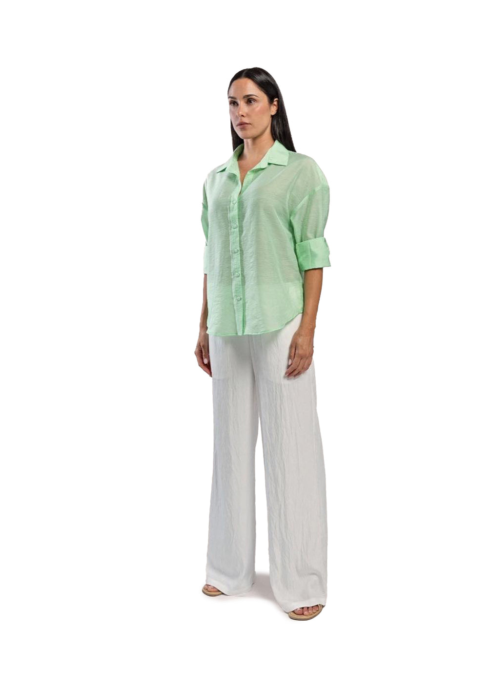 CAMICIA DONNA Verde Anonyme