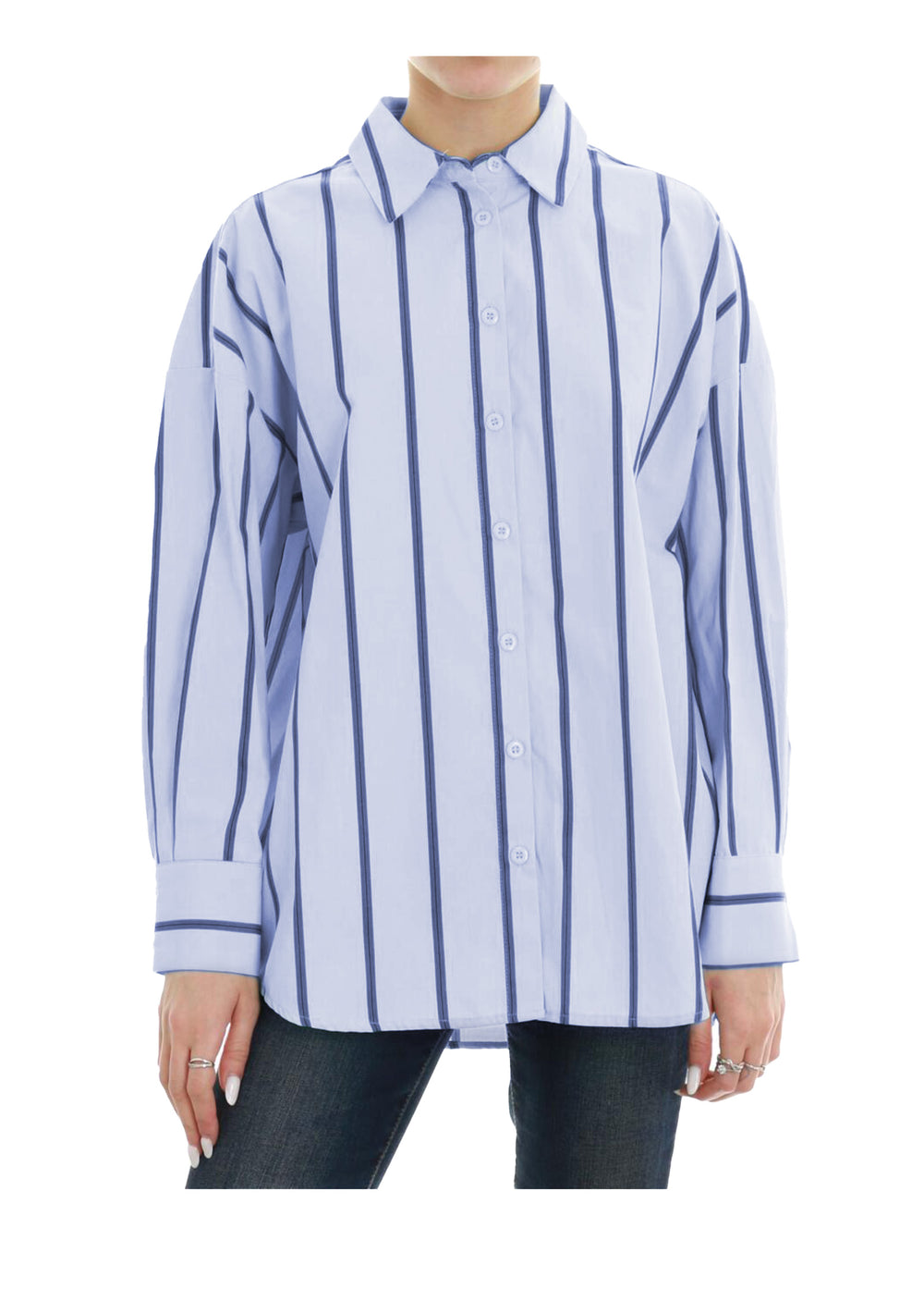 CAMICIA DONNA Celeste Anonyme