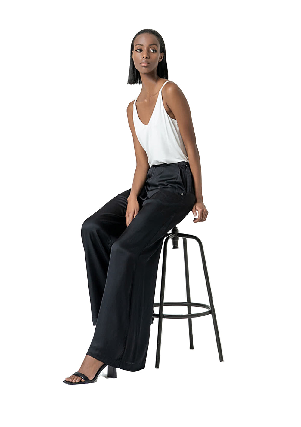 PANTALONE DONNA Nero Surkana