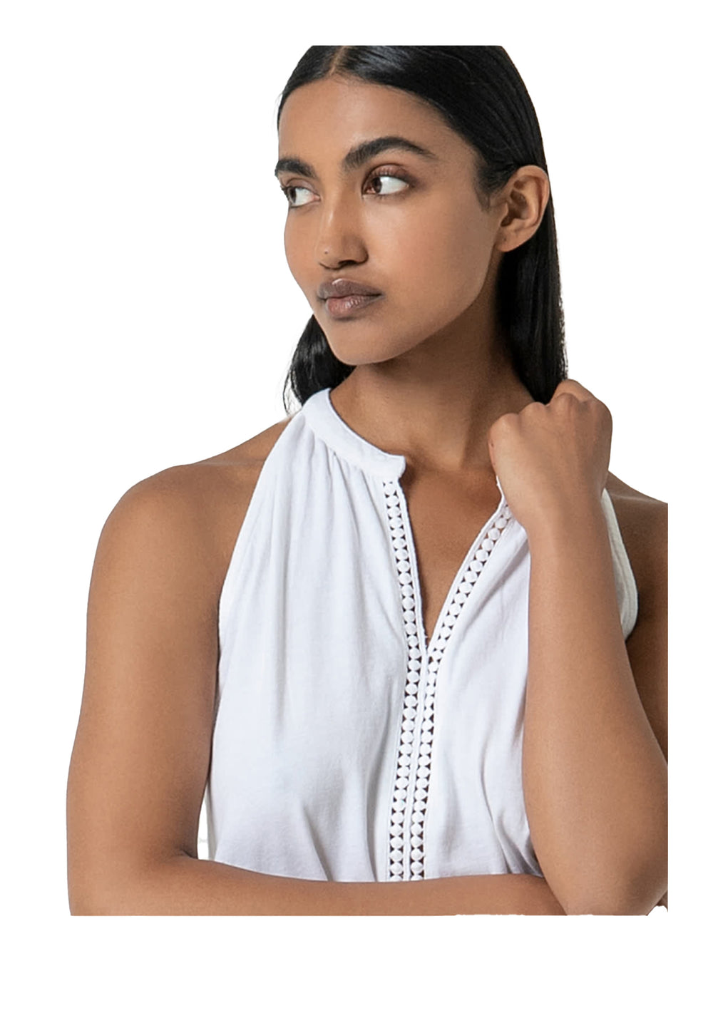 TOP DONNA Bianco Surkana