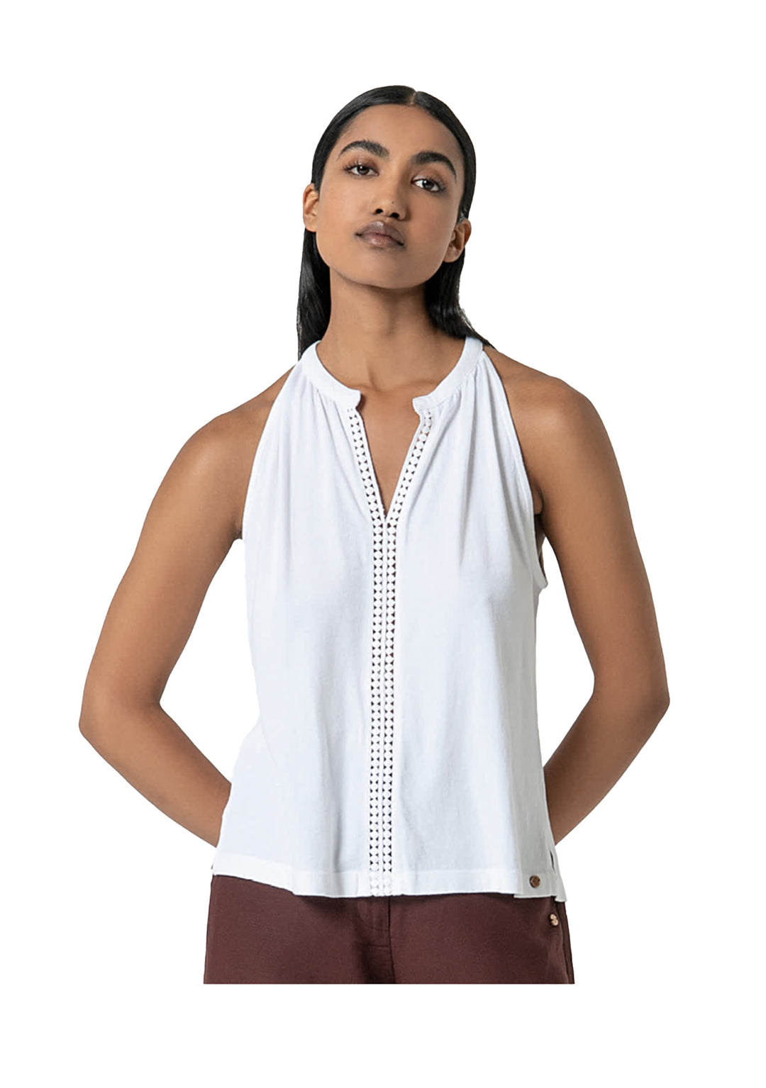 TOP DONNA Bianco Surkana
