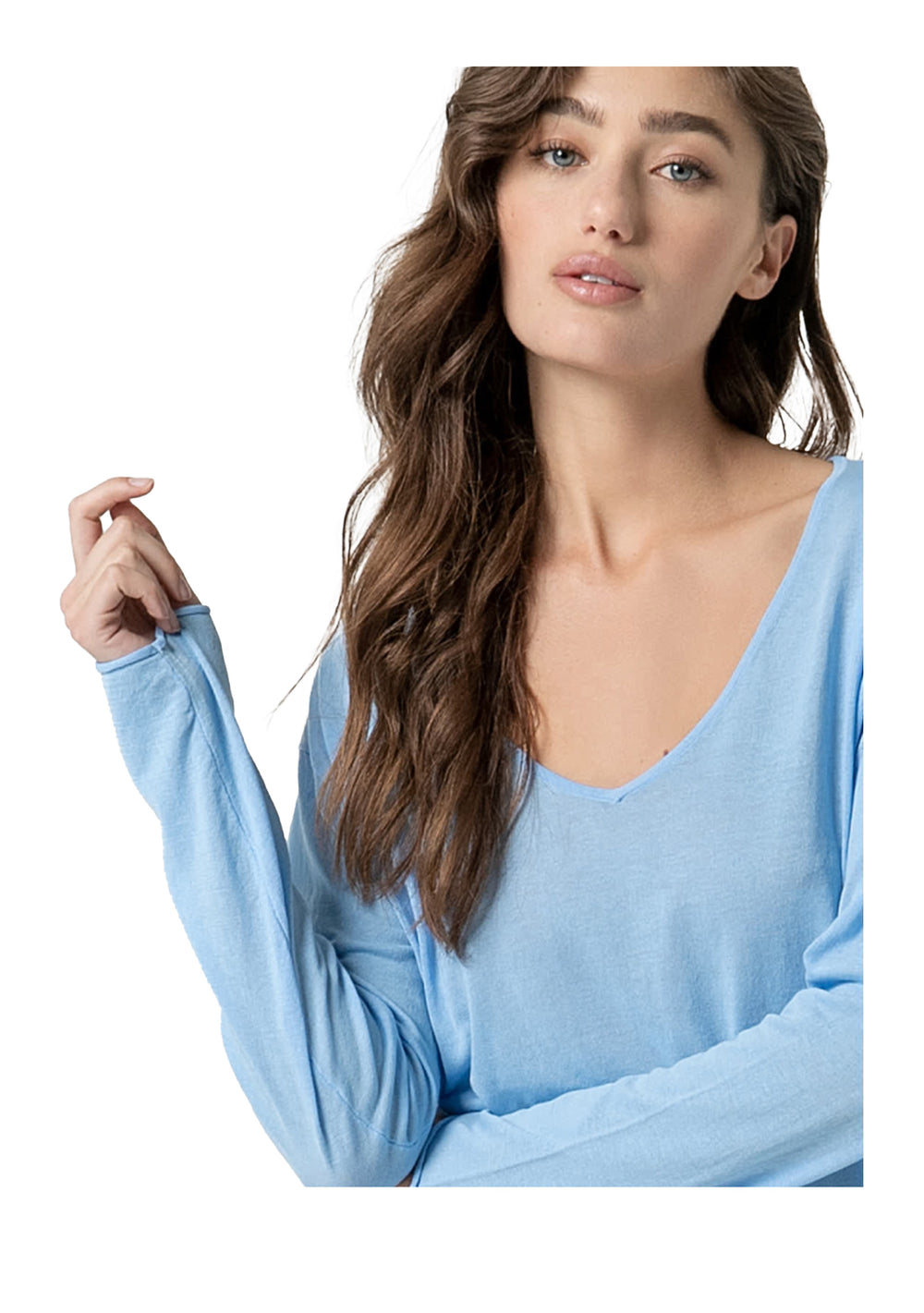 MAGLIA DONNA Azzurro Surkana