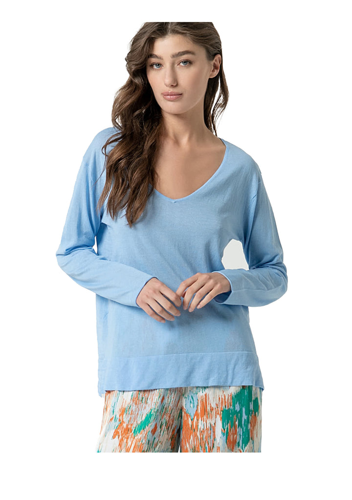 MAGLIA DONNA Azzurro Surkana