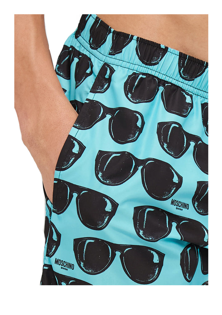 COSTUME BOXER Azzurro Moschino