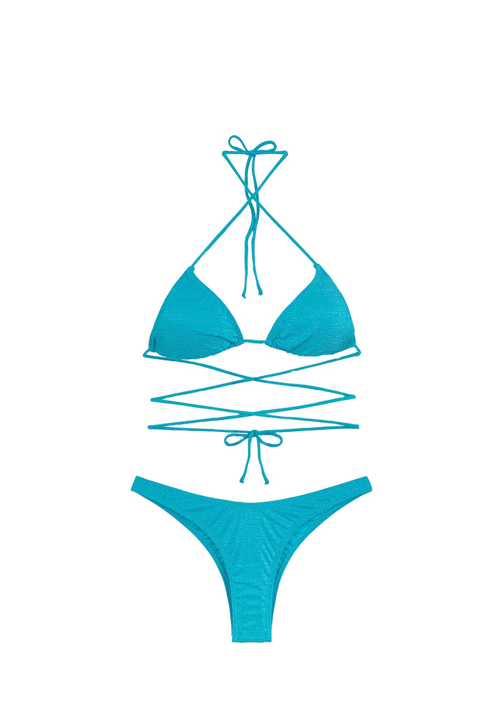 BIKINI TRIANGOLO Turchese Effek