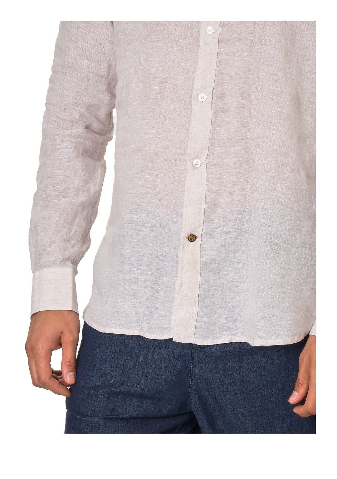 CAMICIA UOMO Beige Alley Docks