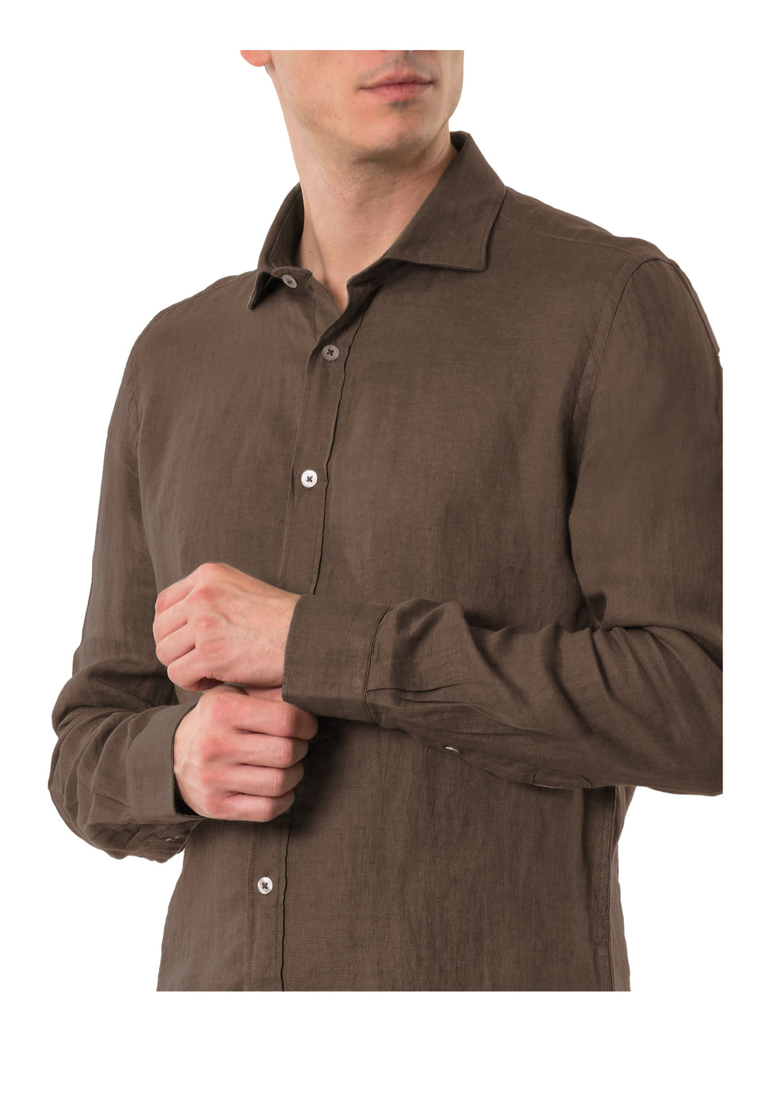 CAMICIA UOMO Marrone Alley Docks