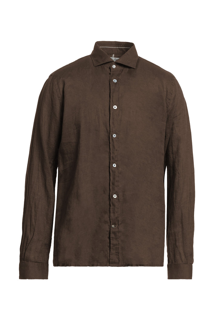 ALLEY DOCKS - Camicia Uomo Marrone