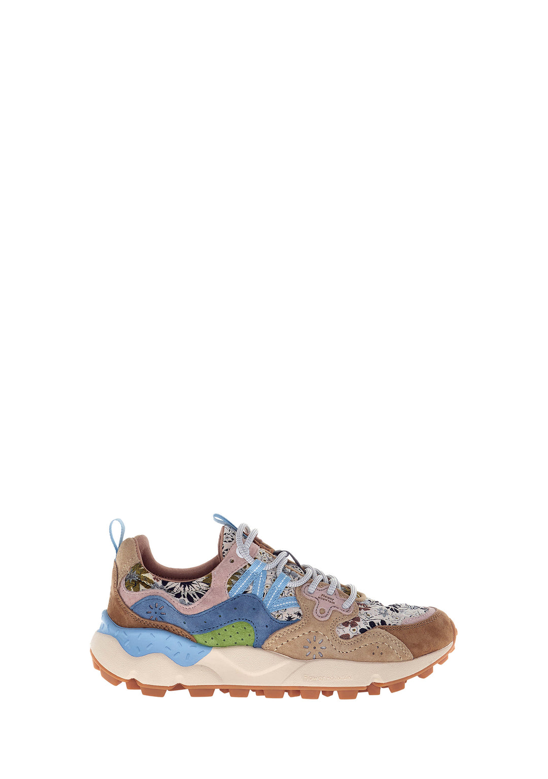 SNEAKERS DONNA Beige Flower Mountain