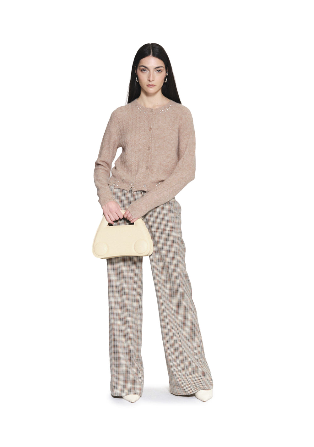 PANTALONE DONNA Beige Kaos