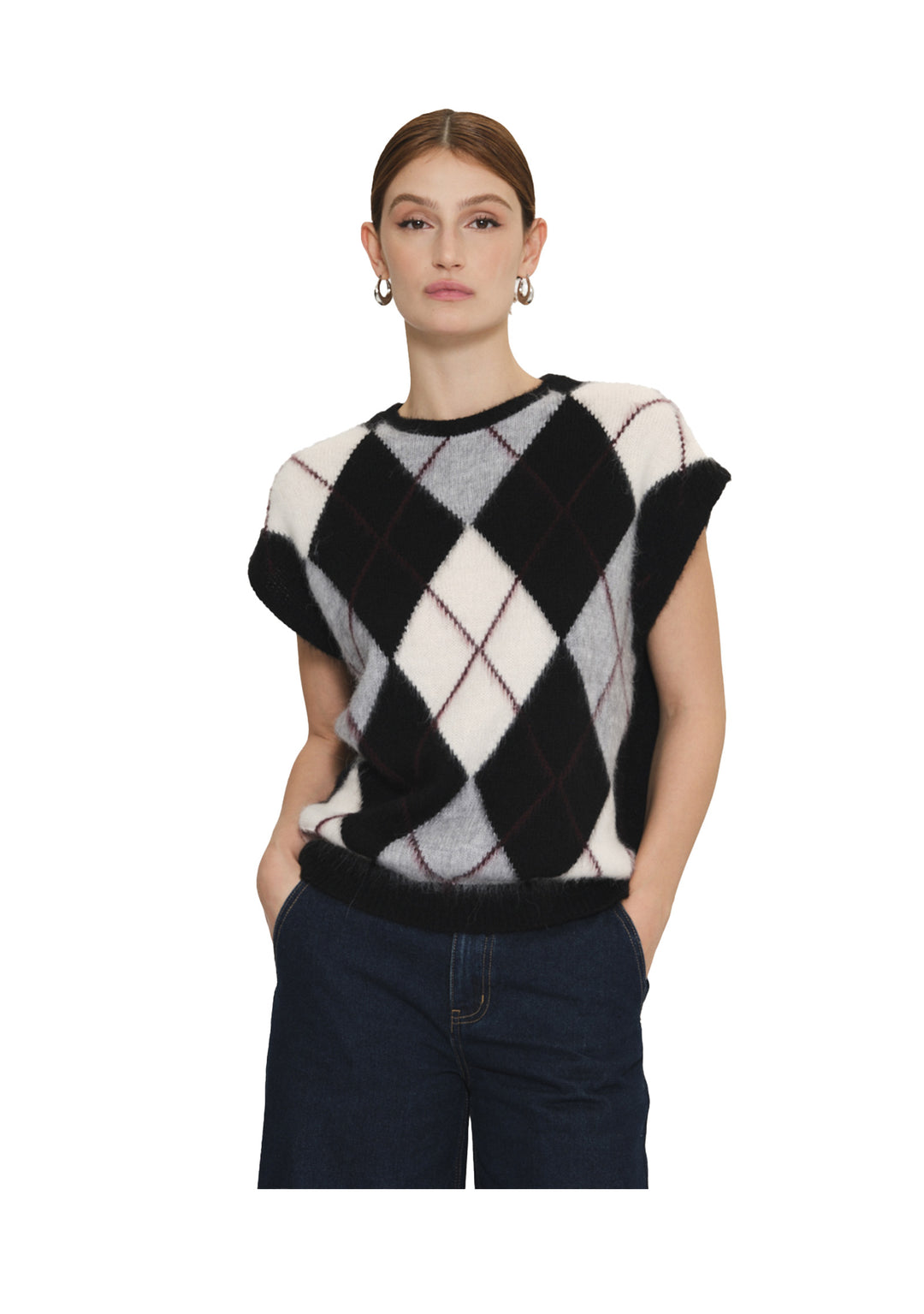 MAGLIONE DONNA Nero Kaos