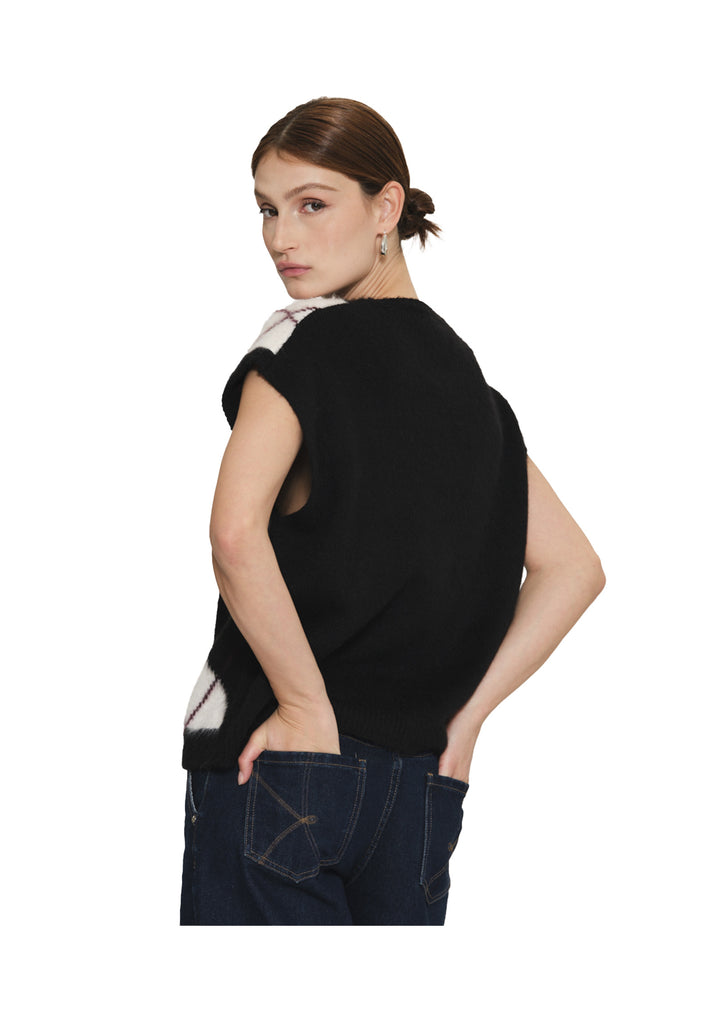 MAGLIONE DONNA Nero Kaos