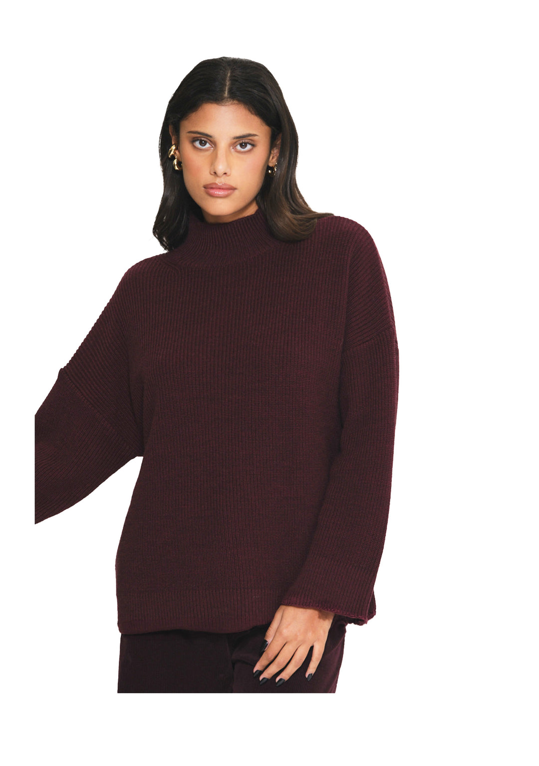 MAGLIA DONNA Bordeaux Kaos