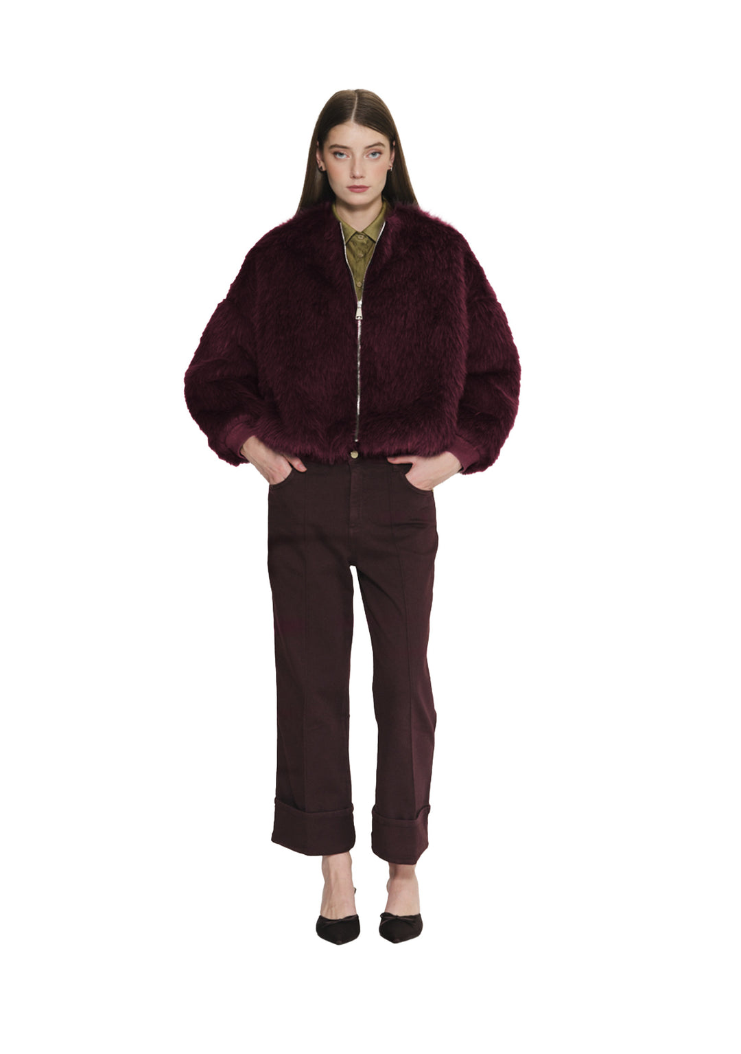 BOMBER Bordeaux Kaos