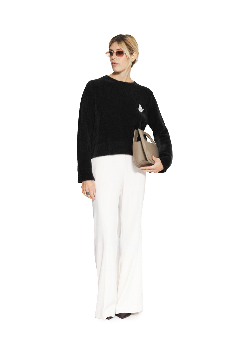 MAGLIONE DONNA Nero Kaos