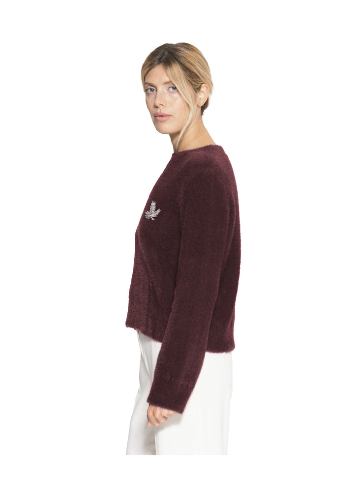 MAGLIONE DONNA Bordeaux Kaos