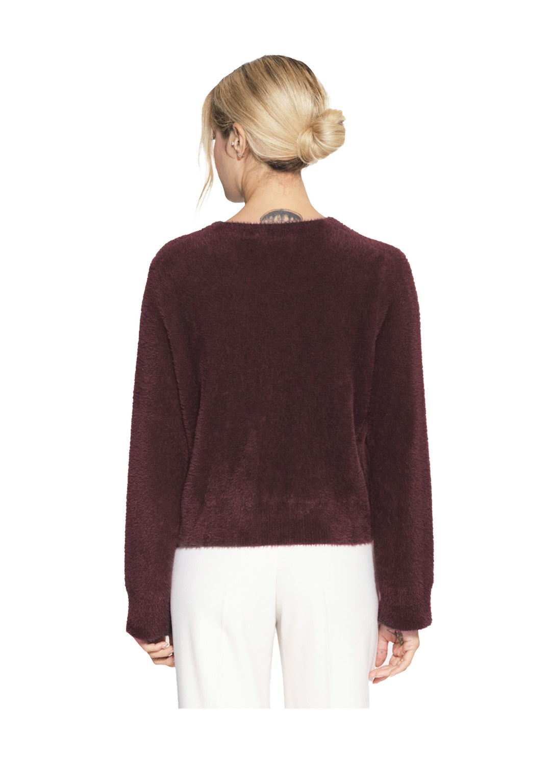 MAGLIONE DONNA Bordeaux Kaos