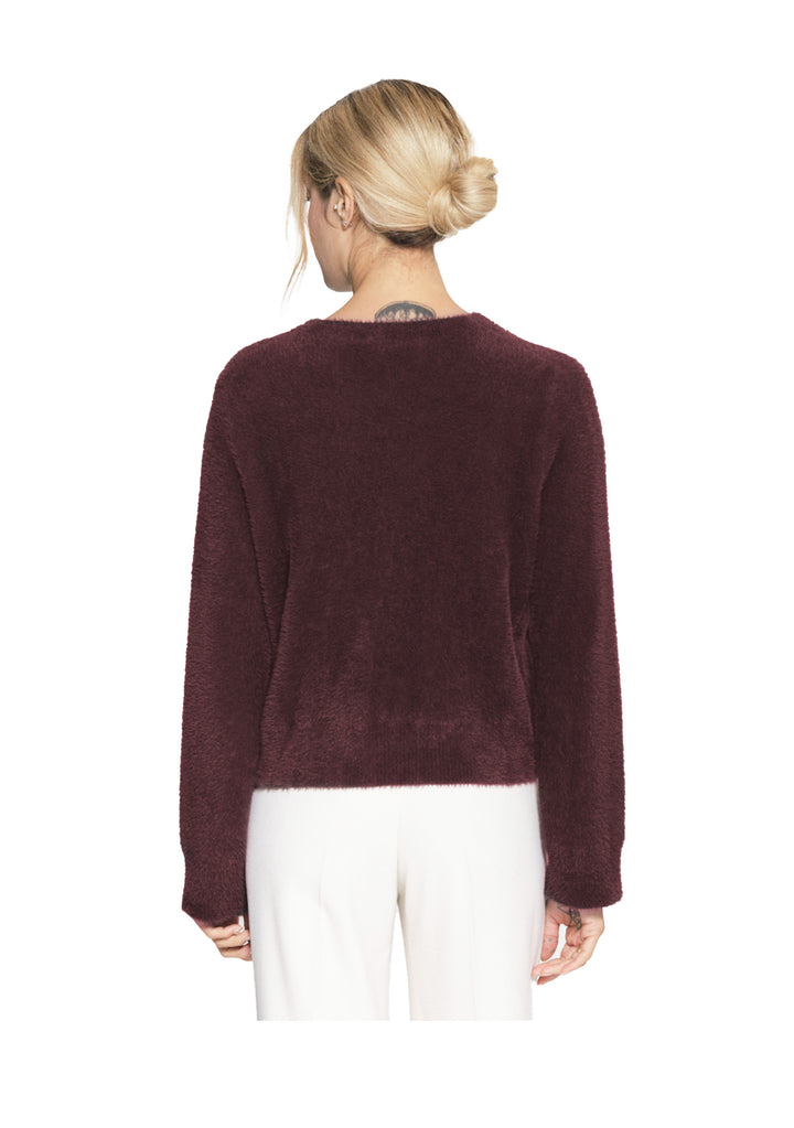 MAGLIONE DONNA Bordeaux Kaos