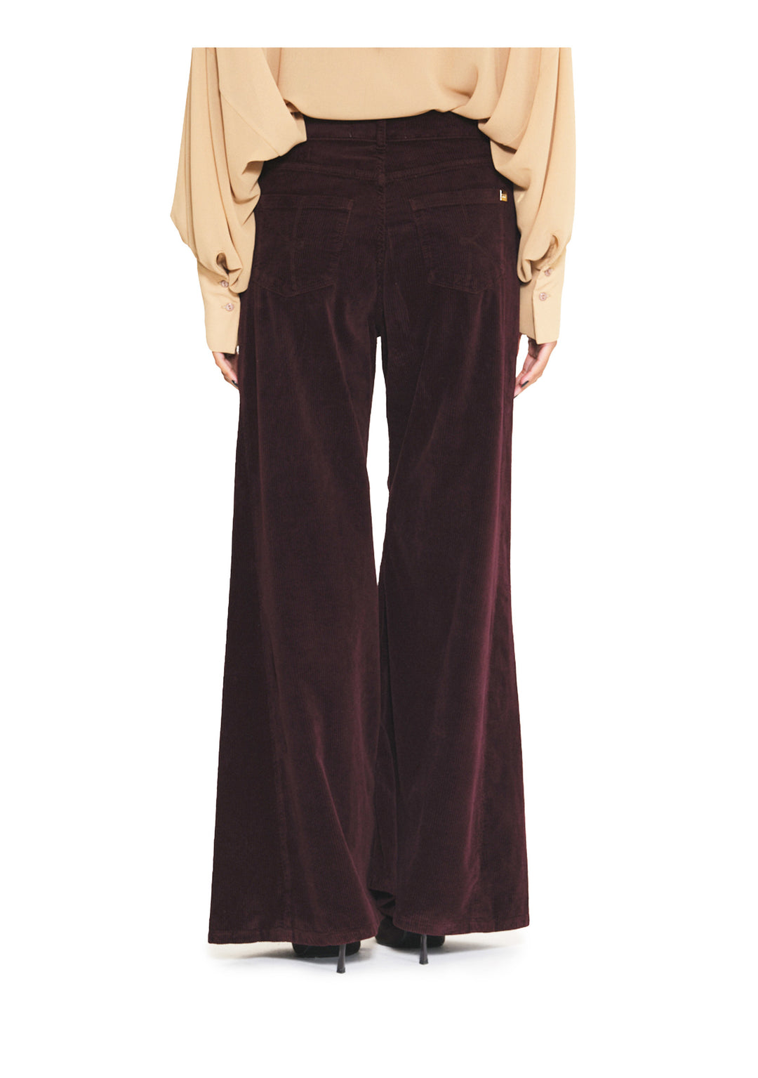 PANTALONE DONNA Bordeaux Kaos