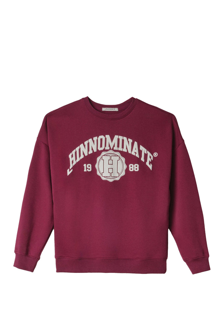 FELPA DONNA Bordeaux Hinnominate