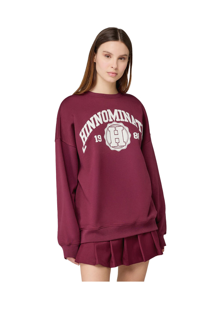 FELPA DONNA Bordeaux Hinnominate