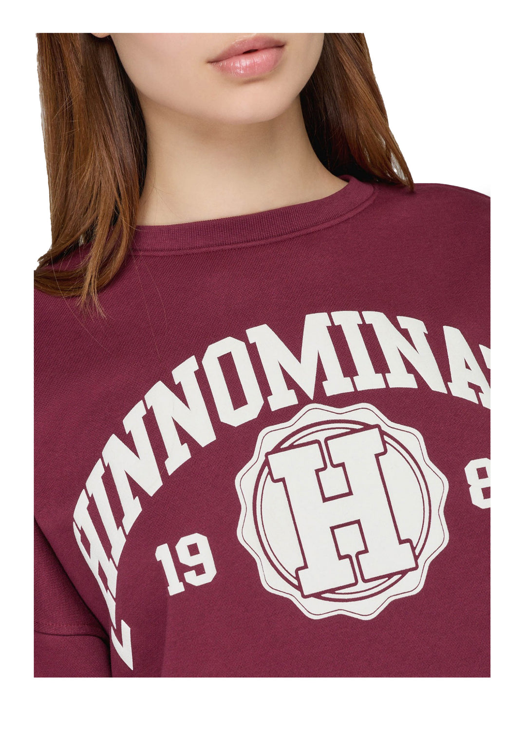 FELPA DONNA Bordeaux Hinnominate