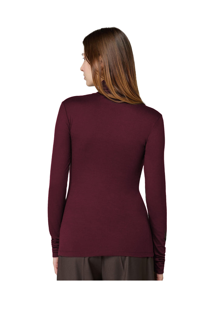 MAGLIA DONNA Bordeaux Hinnominate
