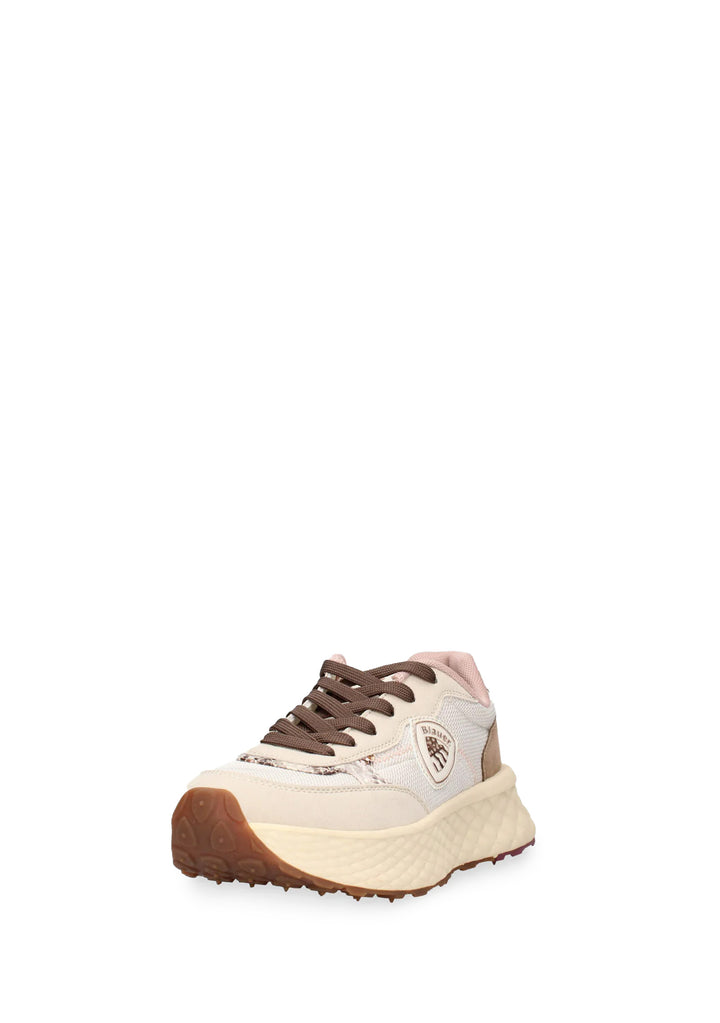 SNEAKERS DONNA Cream Blauer