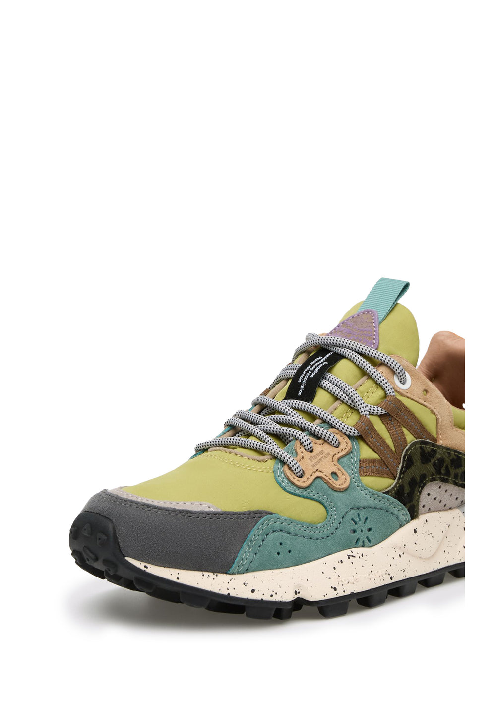 SNEAKERS DONNA Verde Flower Mountain