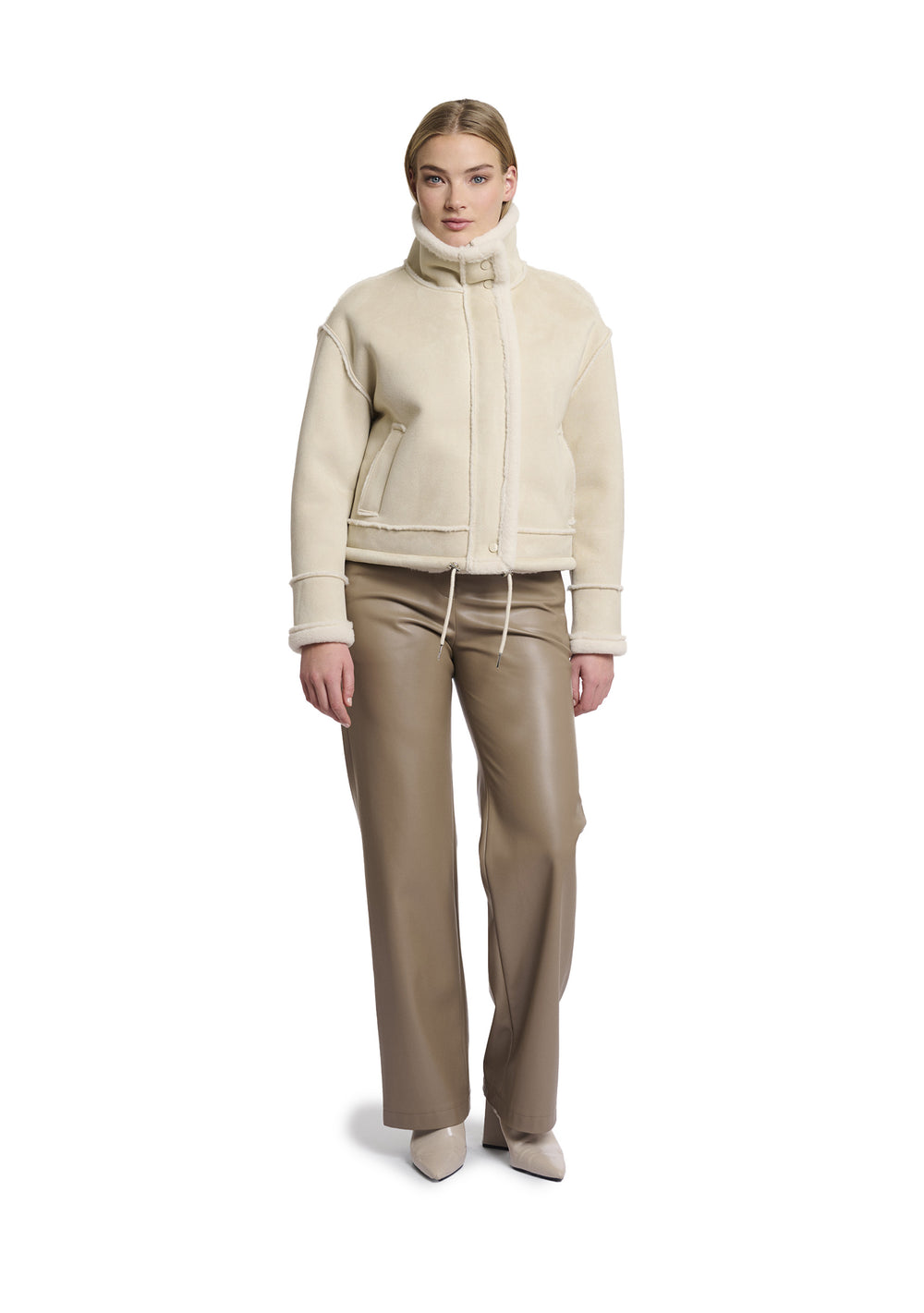 GIACCA DONNA Burro Rino&pelle