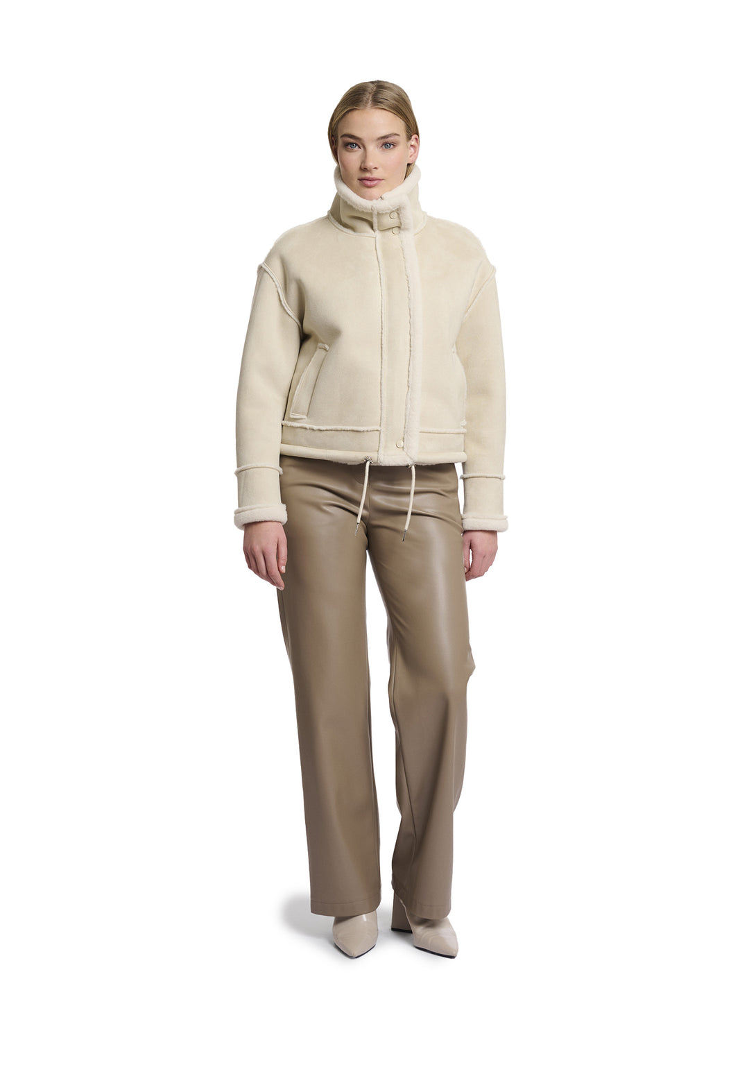 GIACCA DONNA Burro Rino&pelle