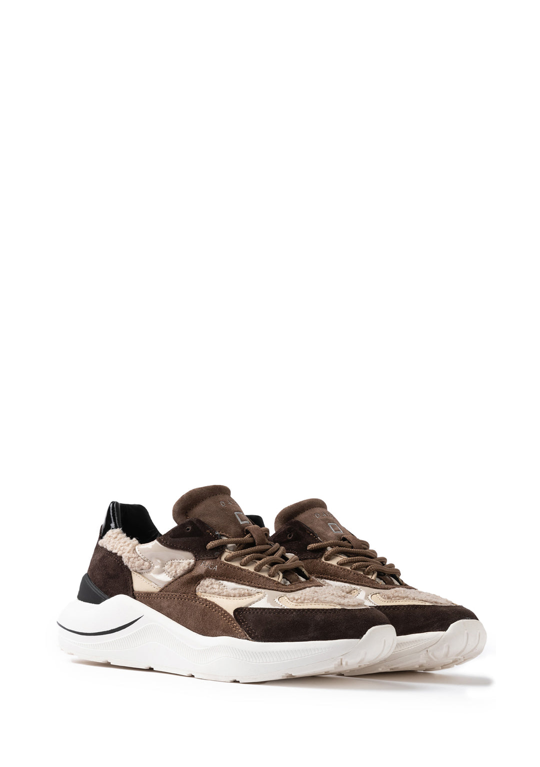 SNEAKERS DONNA Marrone D.a.t.e.