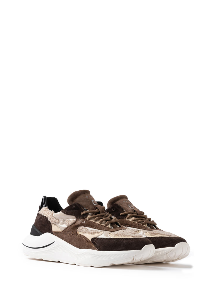 SNEAKERS DONNA Marrone D.a.t.e.