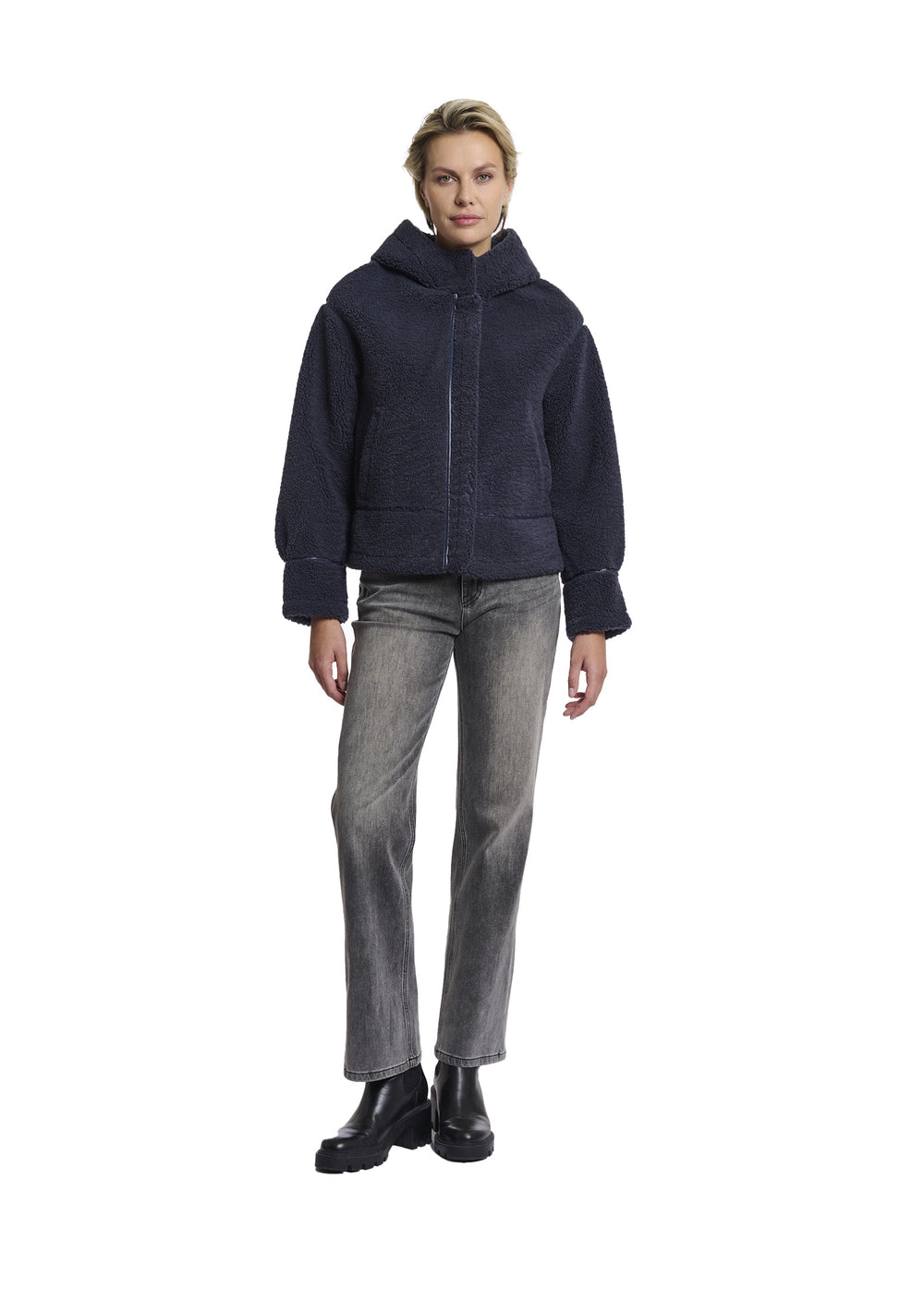 GIACCA DONNA Grigio Rino&pelle