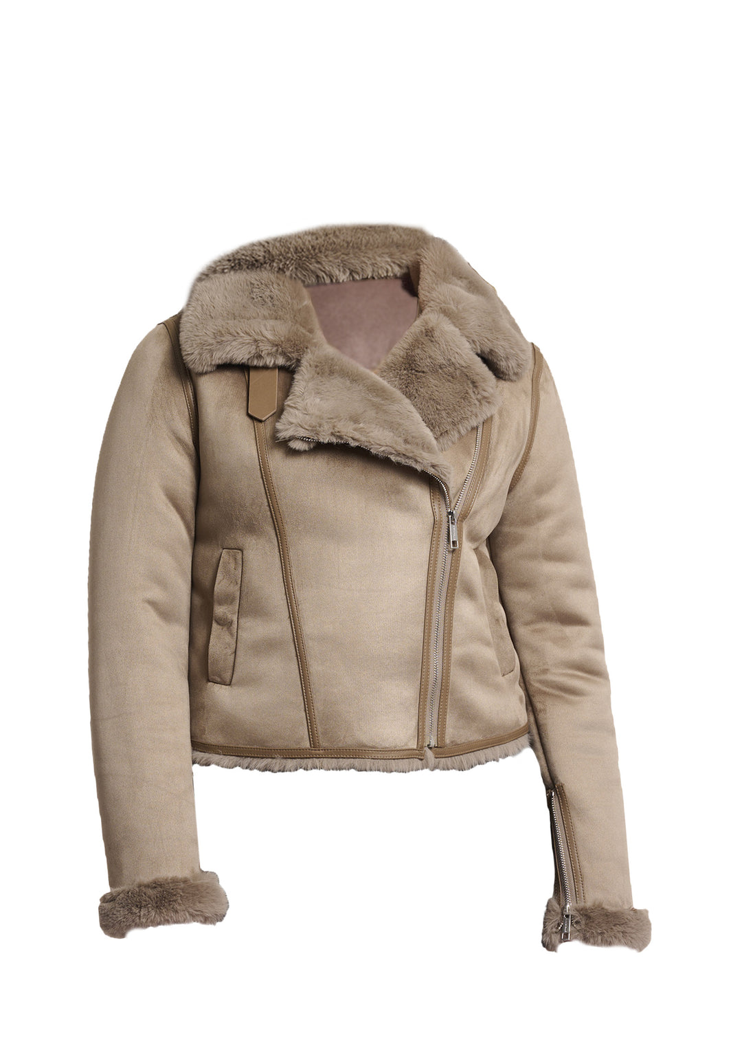 GIACCA DONNA Taupe Rino&pelle
