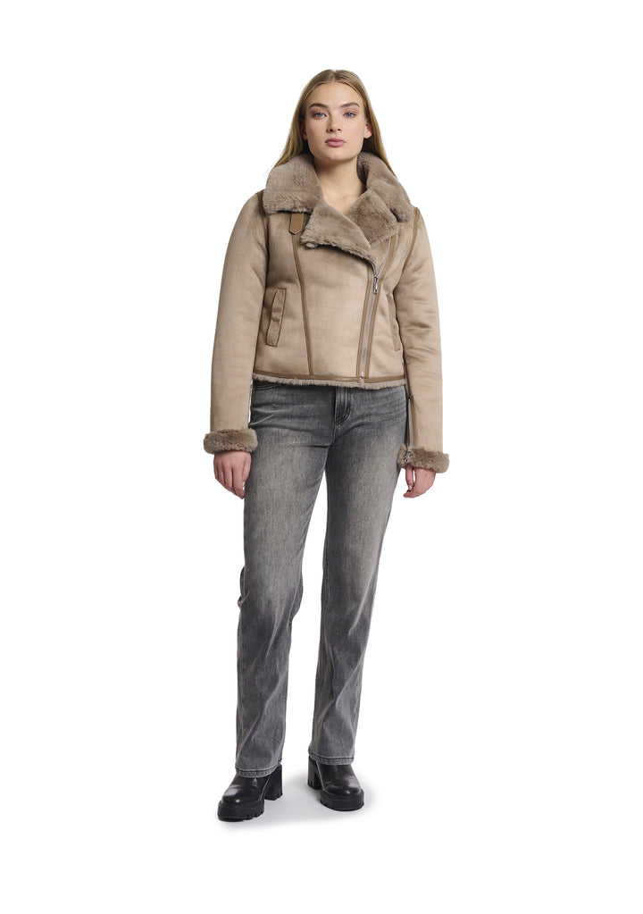 GIACCA DONNA Taupe Rino&pelle