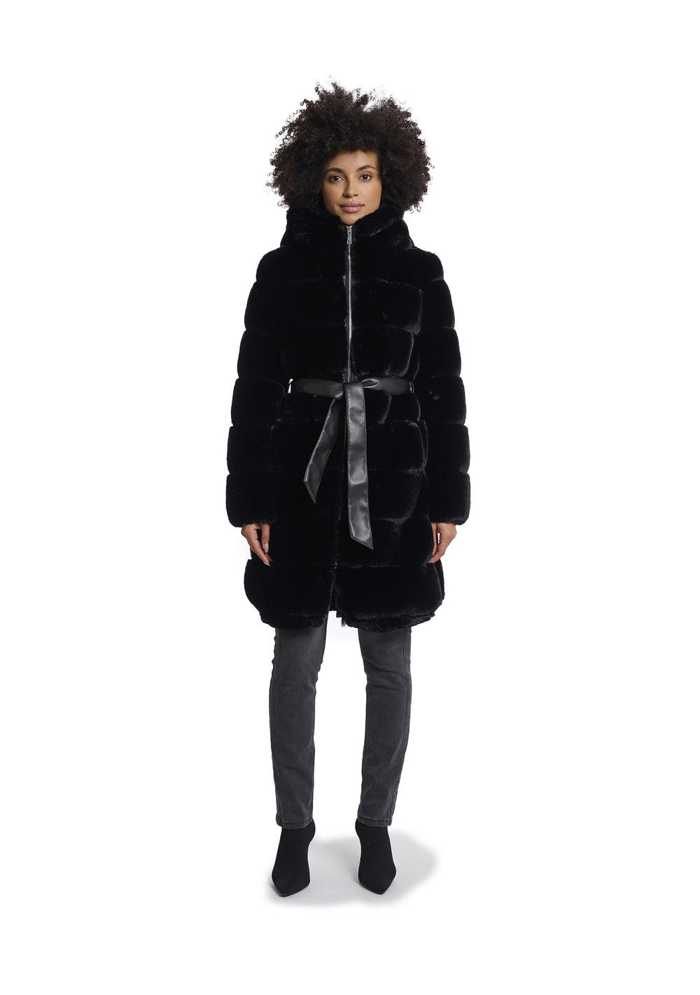 CAPPOTTO DONNA Nero Rino&pelle