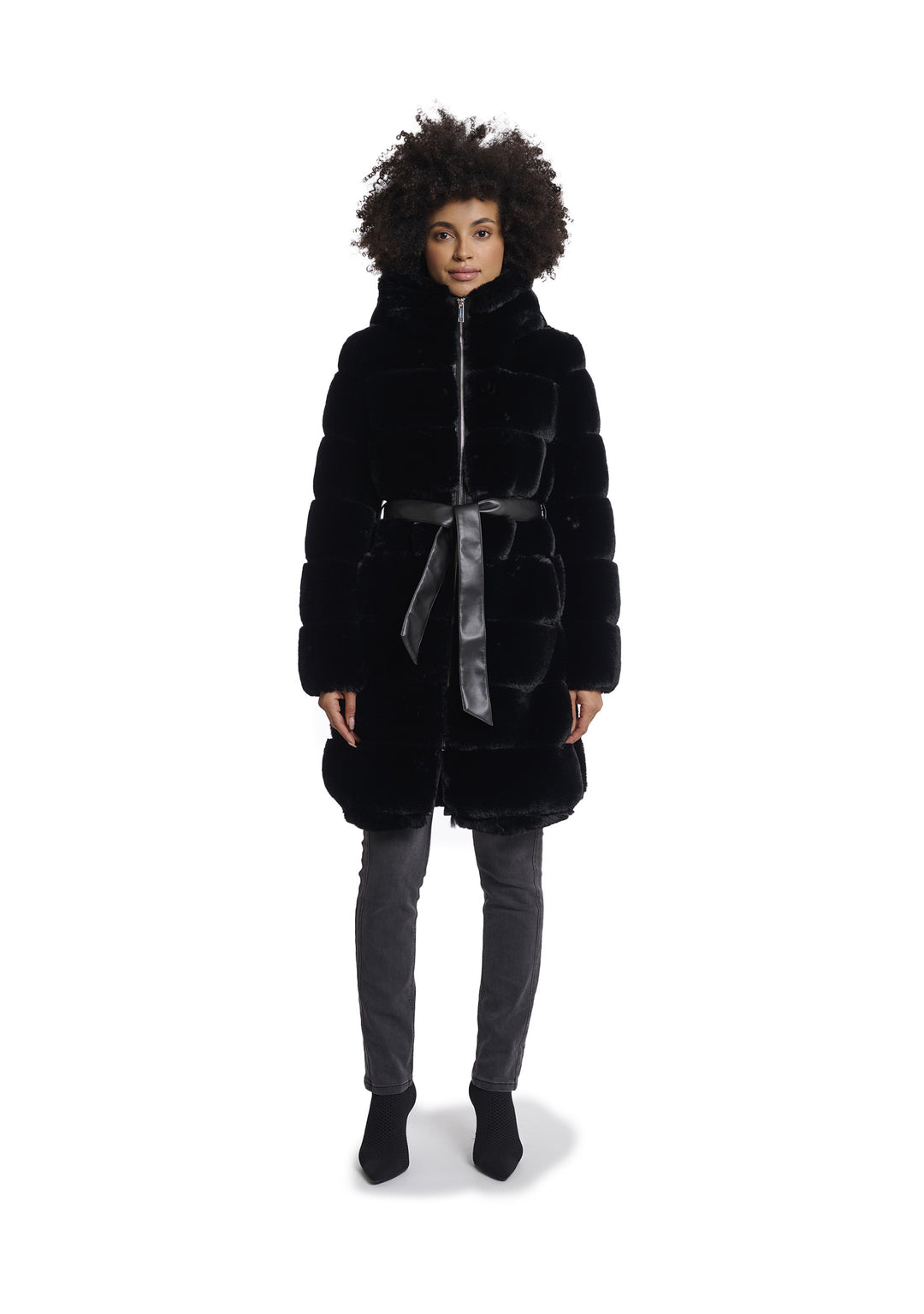 CAPPOTTO DONNA Nero Rino&pelle