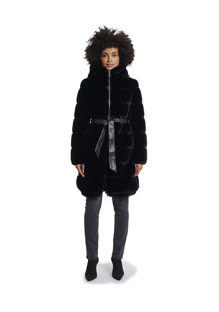 CAPPOTTO DONNA Nero Rino&pelle