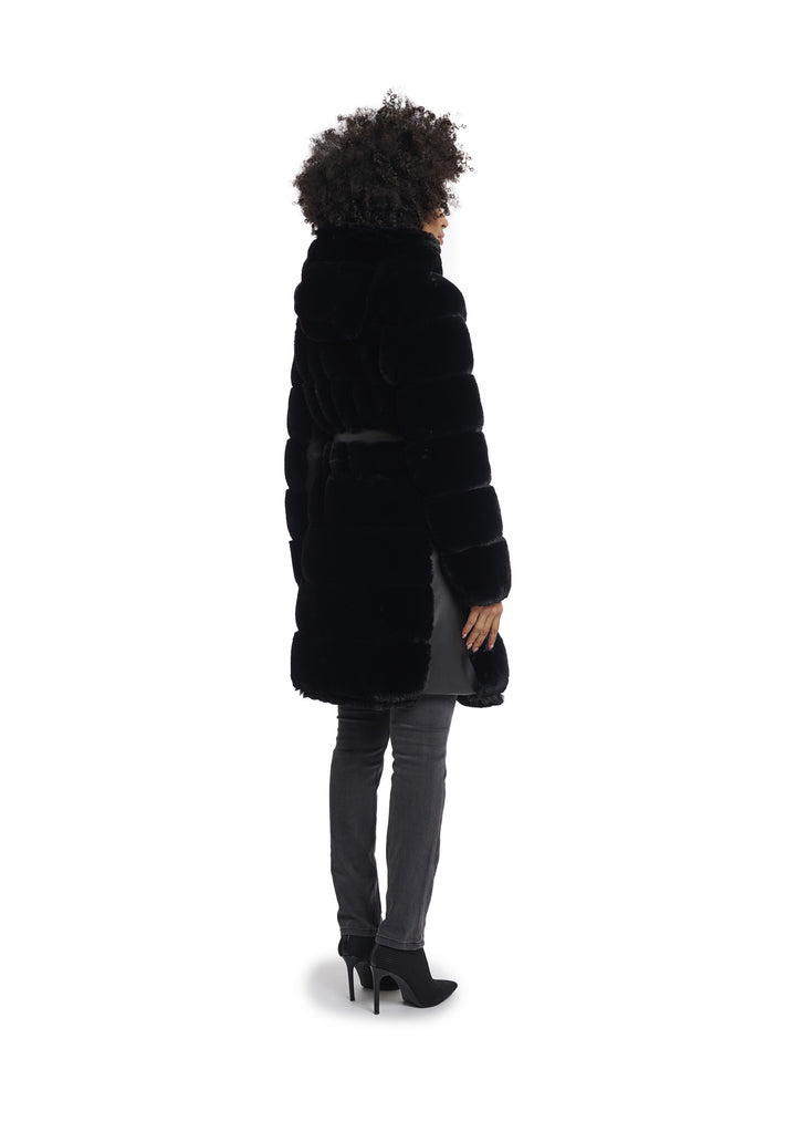 CAPPOTTO DONNA Nero Rino&pelle